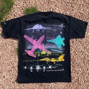 Single Stitch Lockheed Martin Graphic TShirt Sz XL